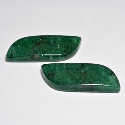 Aventurine Gemstones in 25 x 10.2 mm Size for Sale, Aventurine Stones in Multicolor Green Color