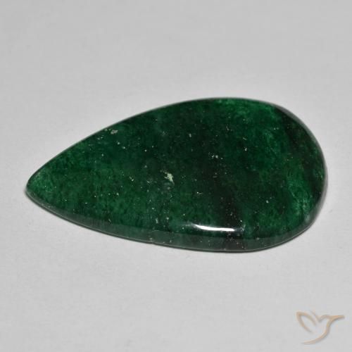 Aventurine Gemstone in 32.5 x 21.5 mm Size for Sale, Aventurine Stone in Green Color
