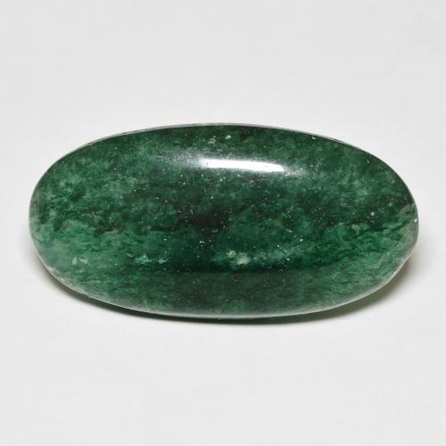14.45 ct Green Aventurine Stone, Natural Aventurine in Oval Cabochon Shape for Sale