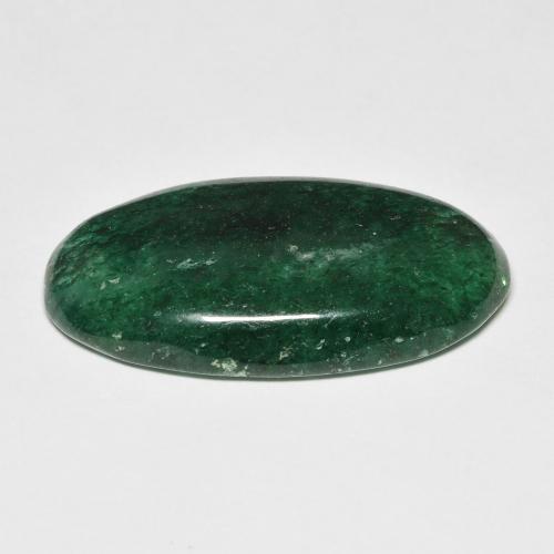 Aventurine Gemstone in 25.5 x 13.4 mm Size for Sale, Aventurine Stone in Forest Green Color