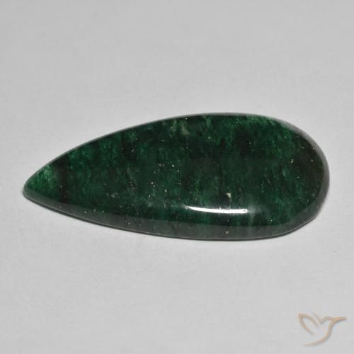Aventurine Gemstone in 33.2 x 17.4 mm Size for Sale, Aventurine Stone in Green Color