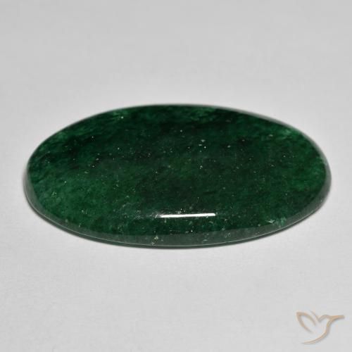 Aventurine Gemstone in 32.8 x 19.3 mm Size for Sale, Aventurine Stone in Green Color