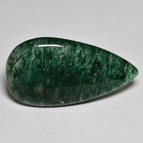 24.15 ct Green Aventurine Stone, Natural Aventurine in Pear Cabochon Shape for Sale