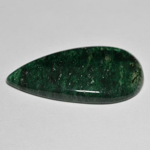 Aventurine Gemstone in 33.7 x 18 mm Size for Sale, Aventurine Stone in Forest Green Color