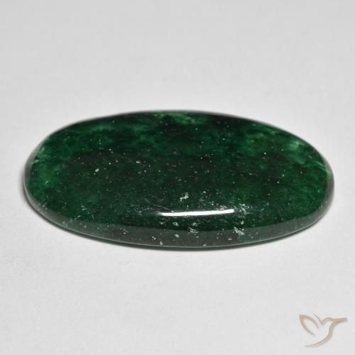 Aventurine Gemstone in 31.4 x 17.6 mm Size for Sale, Aventurine Stone in Green Color