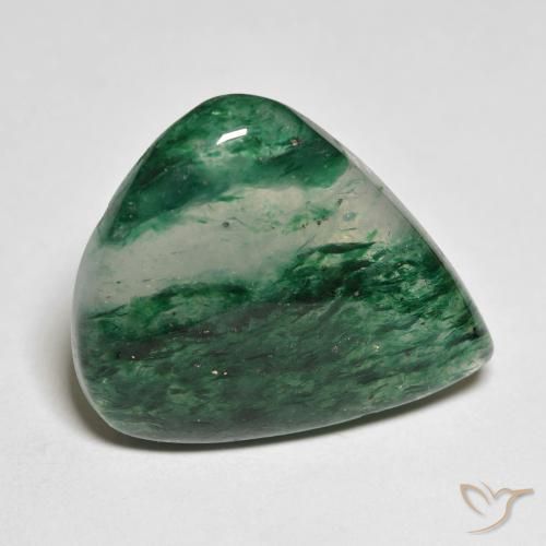 18.01 ct Green Aventurine Stone, Natural Aventurine in Pear Cabochon Shape for Sale