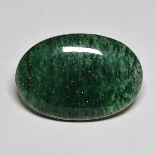 18.76 ct Green Aventurine Stone, Natural Aventurine in Oval Cabochon Shape for Sale