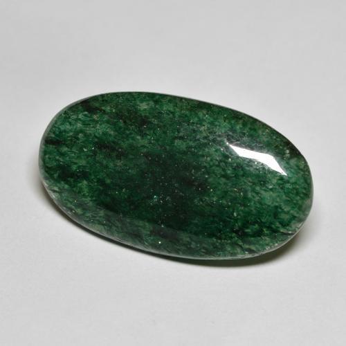 14.55 ct Green Aventurine Stone, Natural Aventurine in Oval Cabochon Shape for Sale