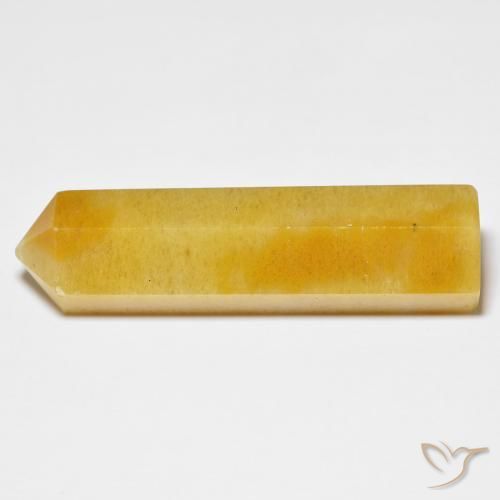 Aventurine Gemstone in 40.8 x 11.6 mm Size for Sale, Aventurine Stone in Honey Yellow Color