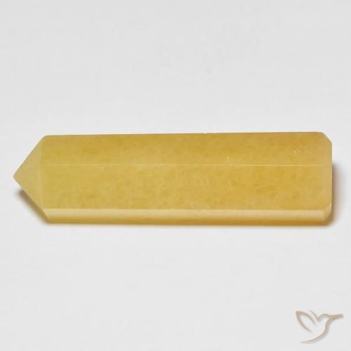 Aventurine Gemstone in 31.2 x 9.3 mm Size for Sale, Aventurine Stone in Light Honey Yellow Color