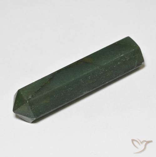 34.97ct Natural Dark Green Aventurine, Fancy, Opaque, Photo A