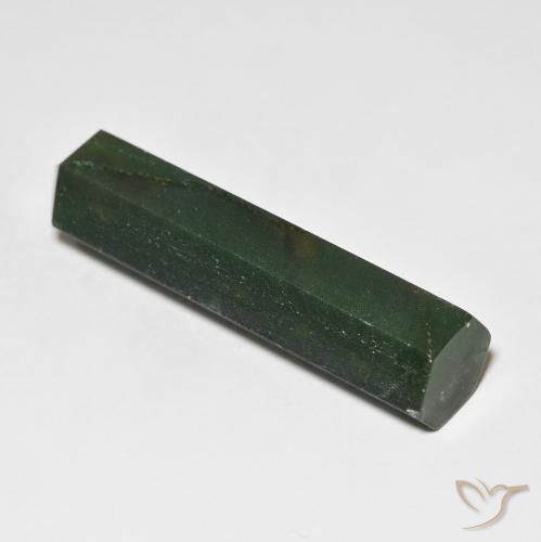 34.97 ct Green Aventurine Stone, Natural Aventurine in Pencil Cut Shape for Sale