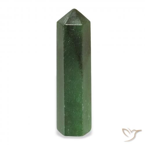 24.94ct Natural Deep Green Aventurine, Fancy, Opaque, Photo A