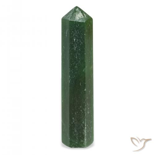 27.79ct Natural Medium Green Aventurine, Fancy, Opaque