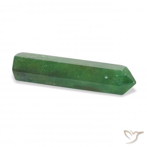 Aventurine Gemstone in 35.3 x 8.5 mm Size for Sale, Aventurine Stone in Forest Green Color