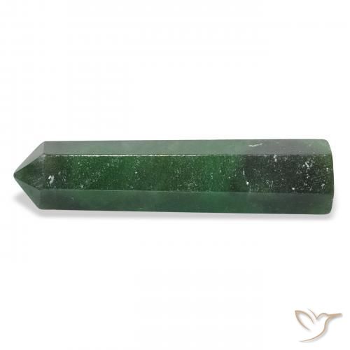 23.25 ct Green Aventurine Stone, Natural Aventurine in Pencil Cut Shape for Sale