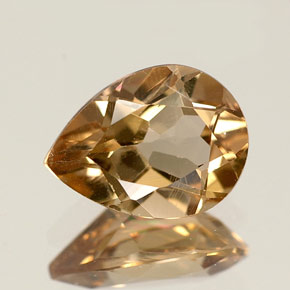 1.15 ct Brown Axinite Gemstone, Axinite Gem in Pear Facet Shape for Sale.