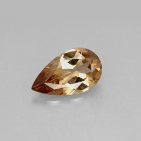 1.79 ct Brown Axinite Gemstone, Axinite Gem in Pear Facet Shape for Sale.