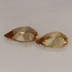 Axinite Gemstone in 10 x 6.7 mm Size for Sale, Axinite Stone in Golden Brown Color