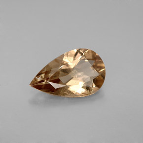 2.28 ct Brown Axinite Stone, Natural Axinite in Pear Facet Shape for Sale