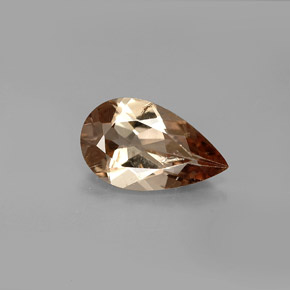 2.04 ct Brown Axinite Gemstone, Axinite Gem in Pear Facet Shape for Sale.