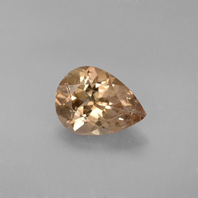 1.74 ct Brown Axinite Gemstone, Axinite Gem in Pear Facet Shape for Sale.
