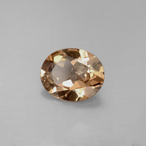 2.36 ct Brown Axinite Stone, Natural Axinite in Oval Facet Shape for Sale