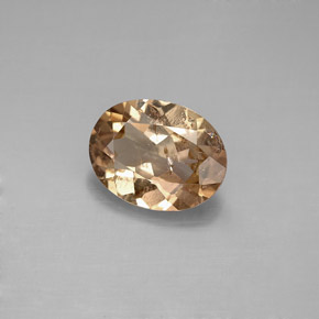 2.31 ct Brown Axinite Gemstone, Axinite Gem in Oval Facet Shape for Sale.