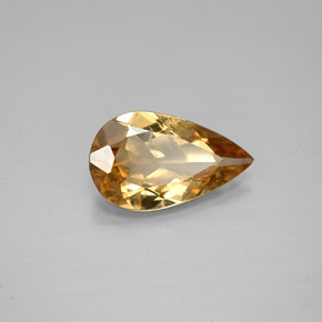 1.59 ct Brown Axinite Stone, Natural Axinite in Pear Facet Shape for Sale