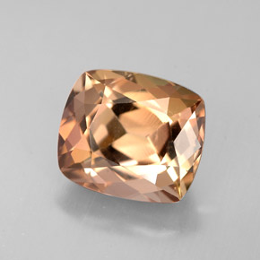 3.66 ct Brown Axinite Gemstone, Axinite Gem in Cushion-Cut Shape for Sale.