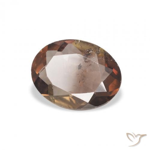 1.67 ct Brown Axinite Stone, Natural Axinite in Oval Facet Shape for Sale