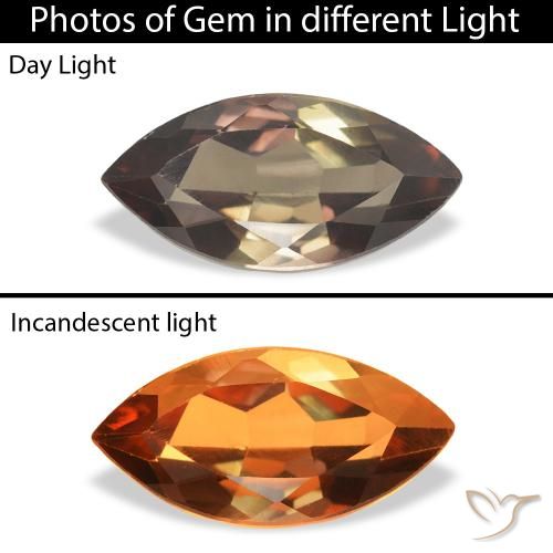 1.05ct Natural Light Brown Axinite, Marquise, SI