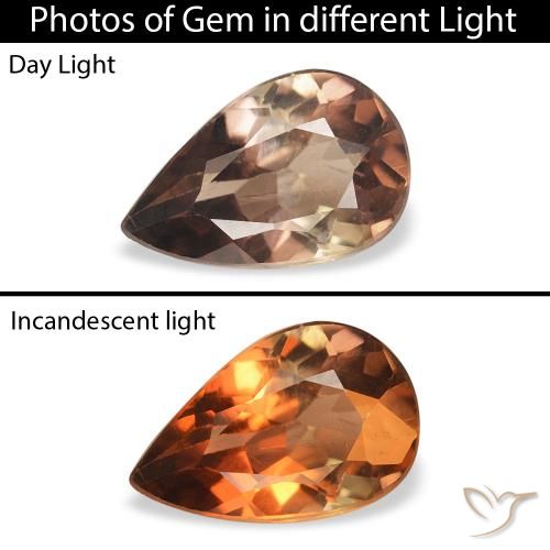 0.86ct Natural Dark Brown Axinite, Pear Shape, SI