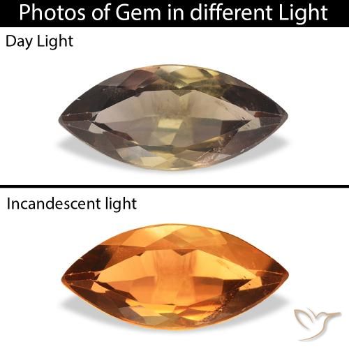 1.03 ct Brown Axinite Gemstone, Axinite Gem in Marquise Facet Shape for Sale.