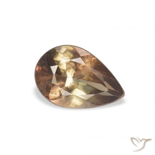 1.05 ct Brown Axinite Stone, Natural Axinite in Pear Facet Shape for Sale