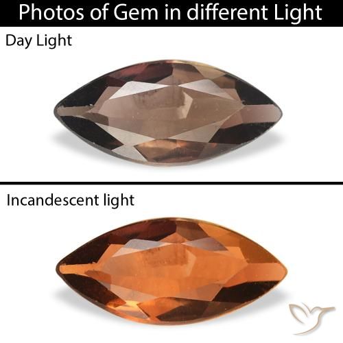 0.40ct Natural Medium Brown Axinite, Marquise, SI
