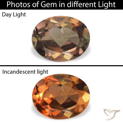 1.26ct Natural Dark Brown Axinite, Oval, SI