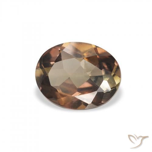 1.26 ct Brown Axinite Stone, Natural Axinite in Oval Facet Shape for Sale