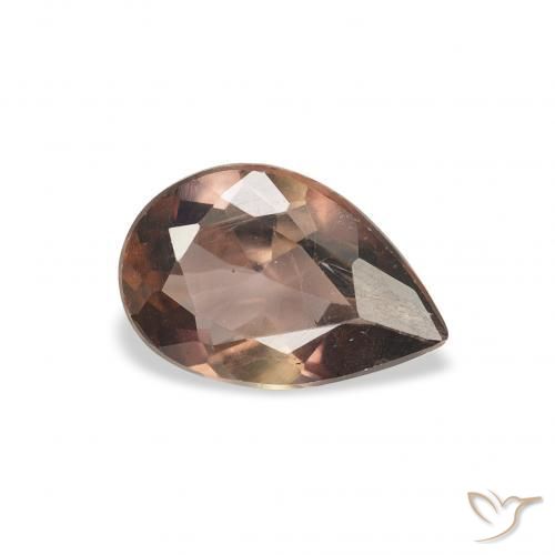 1.04 ct Brown Axinite Stone, Natural Axinite in Pear Facet Shape for Sale