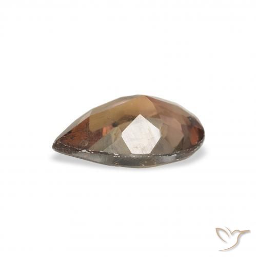Axinite Gemstone in 8.5 x 5.6 mm Size for Sale, Axinite Stone in Medium Light Brown Color