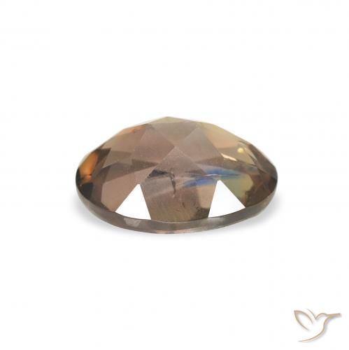 Axinite Gemstone in 8 x 6 mm (calibrated) Size for Sale, Axinite Stone in Dark Brown Color