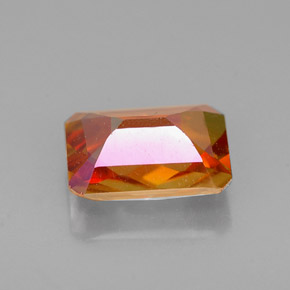 Azotic Topaz Gemstone in 8 x 6 mm (calibrated) Size for Sale, Azotic Topaz Stone in Multicolor Color
