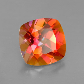 2.51 ct Multicolor Azotic Topaz Stone, Natural Azotic Topaz in Cushion-Cut Shape for Sale