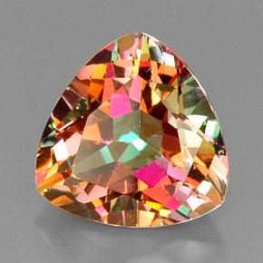 11.44 ct Multicolor Azotic Topaz Stone, Natural Azotic Topaz in Trillion Facet Shape for Sale