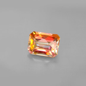 1.98 ct Multicolor Azotic Topaz Stone, Natural Azotic Topaz in Octagon Checkerboard Shape for Sale