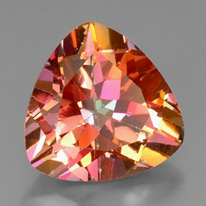 11.79 ct Multicolor Azotic Topaz Stone, Natural Azotic Topaz in Trillion Facet Shape for Sale