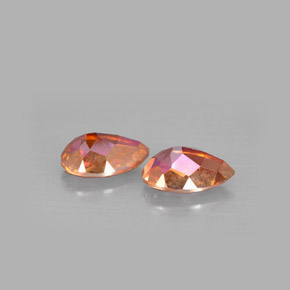 Azotic Topaz Gemstone in 9 x 6 mm (calibrated) Size for Sale, Azotic Topaz Stone in Top Rainbow Color