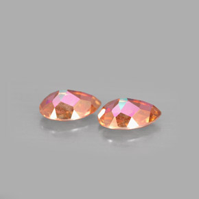 Azotic Topaz Gemstone in 9 x 6 mm (calibrated) Size for Sale, Azotic Topaz Stone in Top Rainbow Color