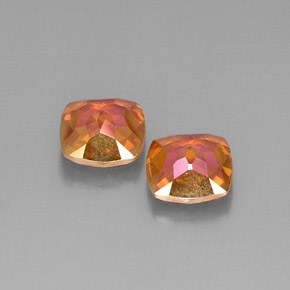 Azotic Topaz Gemstone in 8.2 x 8.2 mm Size for Sale, Azotic Topaz Stone in Top Rainbow Color