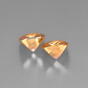 Azotic Topaz Gemstone in 8.1 x 8 mm Size for Sale, Azotic Topaz Stone in Top Rainbow Color